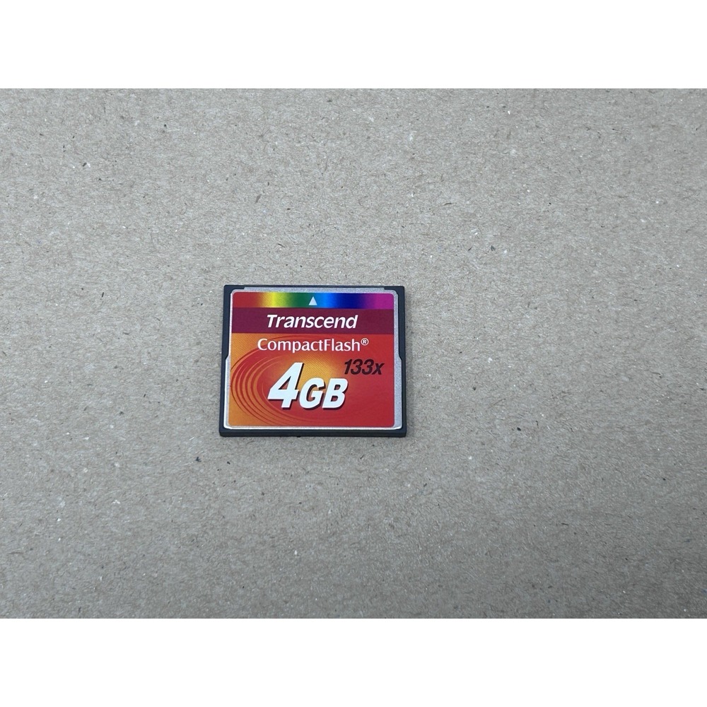 Transcend CF Memory Card 4GB 133x Compact Flash Card